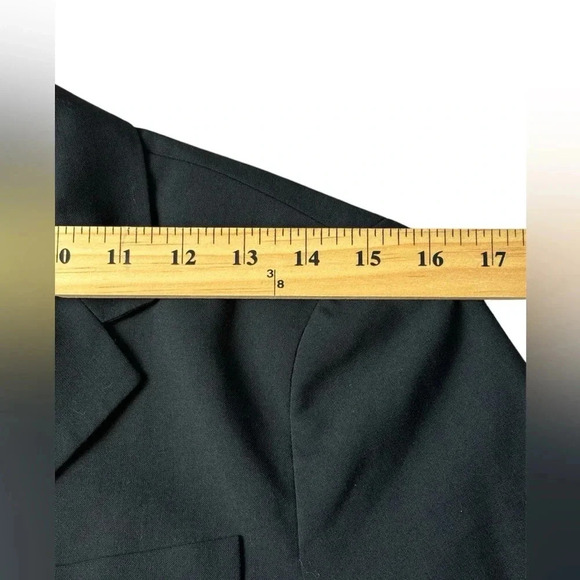 Theory Black Blazer Size 10 Office Business Minimalist Contemporary - Picture 8 of 11
